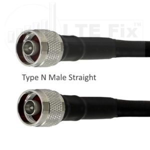 LMR200 Low Loss Duplex Coax (Dual) Cables N Male