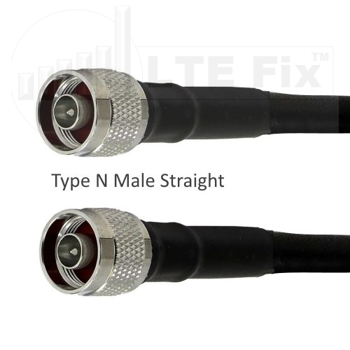 LMR200 Low Loss Duplex Coax (Dual) Cables N Male