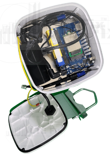 700-2700MHz WiFi 4G LTE 4dBi Omni-Directional MIMO Antenna (± 45°) RJ45 Connector POE Install 2